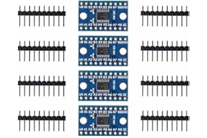 iHaospace TXS0108E 8 Kanal-Logikpegelwandler 3,3 V 5 V bidirektionaler High-Speed-Shifter Level Shifter 3.3v 5v für Arduino Raspberry Pi IIC I2C SPI (4 Stück)