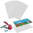 30PCS Adhedive Foams for Puzzle Maker Machine CutterJigsaw Puzzle Making Machine Special Sponge Sticker for Sticking 4x6inch Photos, Posters, Puzzles Dedicated Single-Sided Adhesive Foam Boards