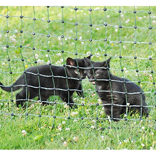 25m Elektronetz 110cm für Hundezaun Katzenzaun zur Sicherung des Gartens - 5