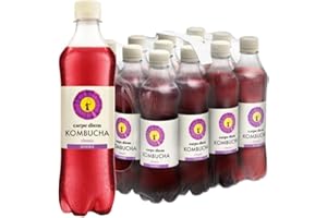 ‎CARPE DIEM Carpe Diem Kombucha Classic Schorle | Erfrischendes, fermentiertes Teegetränk | Kalorienarm & vegan | wärmebehandelt | Original kombucha Rezeptur | 12x 0,5 Liter PET Flasche