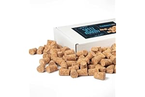 Tuuters 100x Korken für Reagenzgläser – Presskorken, biologisch abbaubar (25 x Ø 21 x 17)