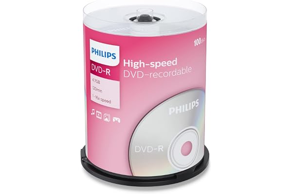 Philips 1x100 DVD-R 4,7GB 16x SP - High Speed