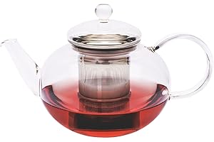 Trendglas Jena Teekanne MIKO im klassischen Design inklusive Edelstahlsieb, 1.2 L