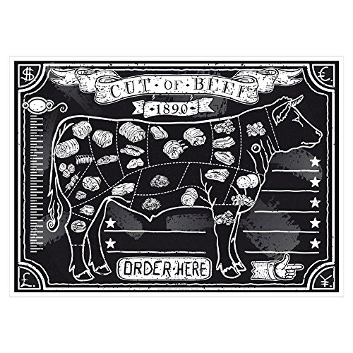 Garcia de Pou 2000 Unit Steak House Offset Table Mats 70 GSM in Box, 31 x 43 cm, Paper, Multicolour, One Size