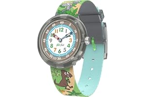 SWATCH Flik Flak Reloj Analógico de Cuarzo para Niños con Correa de Tela – FBNP048