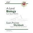 New A-Level Biology: OCR A Year 1 & 2 Exam Practice Workbook includes Answers (For exams from 2025) (CGP OCR A A-Level Biology)