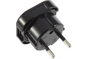 Portable Universel Voyage UK vers UE AC Voyage Voyage Prise d'alimentation Murale Adaptateur Convertisseur 10A / 16A 240V Noir