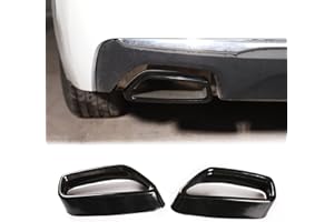 DIYUCAR Silenziatore in acciaio inox per la nuova serie 5 G30 G38 2018-2022, colore nero