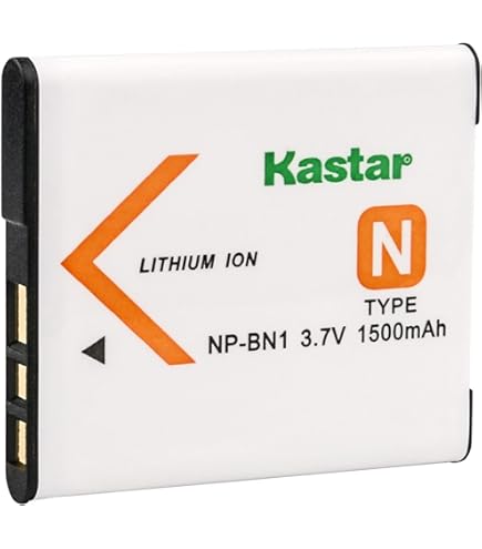 Batterie NP-BG1 1000mAh Compatible Sony Cybershot - Remplacement Haute Puissance Pour DSC-W80, W90 Et Plus
