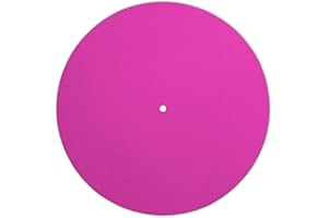 Next Ferry - Slipmat - Pink - Felt Turntable Mat - Slipmats for DJs - Turntable Pad for All Turntables - Printed in Germany