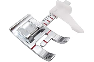 CKPSMS Marque - 1 pied de presseur réglable Compatible avec machine à coudre domestique Brother, Babylock, Singer, Janome, Juki, New Home