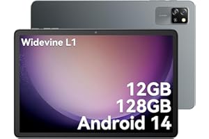 Blackview Tab 60 WiFi Tablet 10 Pulgadas, PC Tablet Android 14, 12GB RAM + 128GB ROM/2TB TF, Widevine L1 WiFi 6, PC Mode 5100 mAh Batería Tablet Gaming Dual Cámara 8MP+5MP/WPS Suite/HD IPS