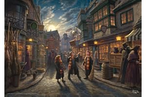 Schmidt Spiele 58548 Wizarding World, Harry Potter, Diagon Alley, Thomas Kinkade, Puzzle 1000 pièces, Multicolore