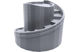 EnderToys Tower with Staircase, Terrain Scenery for Tabletop 28mm Miniatures Wargame, 3D Printed and Paintable