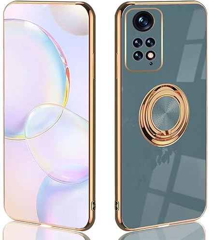 Funda Con Soporte Anillo 360 Funda Xiaomi Redmi Note 10 Pro LeYi - Protector Deslizante Cámara Y Soporte Cubierta Cámara Móvil