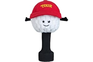 LZFAN Golf Club Covers for Woods and Drivers Funny Driver Headcover Animal Golf Club Head Covers Golf Gifts for Men Women Plush (Golf Ball for Driver)