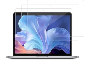 OMCGG Lot de 3 Protection D'écran pour MacBook Air 2018-2021 13 Pouces puce M1 A2337 A2179 A1932 2016-2022 MacBook Pro 13 Pouces M1 M2 Puce A2889 A2251 A2338 A2159 A1706 A1708 A1989