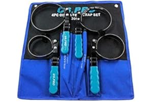 US PRO Swivel Oil Filter Strap Removal Wrench Set 4 Piece 3099