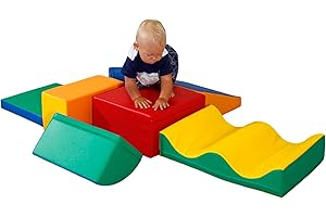 IGLU SOFT PLAY Discoverer Set Softbausteine Riesenbausteine Schaumstoffbausteine Großbausteine 7 Stück (Multicolor)