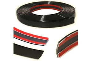 CARJOY 20mm x 5m Car Styling Moulding Strip Trim Self Adhesive Detail Edging Black Car Van Truck Pickup Boat