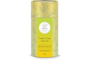 Thames Tea | Premium Selection of Flavoured Tea | Luxury British Tea Experience | Loose Leaf Tea | Fruit & Herbal Tea | Loose Tea | Tubebox (Lemon & Lime Green Tea)