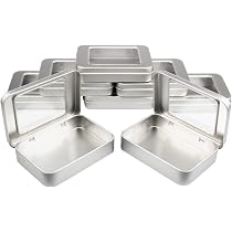 8er Set Metalldosen Mit Deckel – Mini-Aufbewahrungsboxen Aus Metall Für Süßigkeiten, Schmuck & Kleinkram