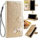 Produktbild Vicbey Bling Bookstyle Wallet Sparkle Kristall Diamant für Samsung J6 Plus 2018