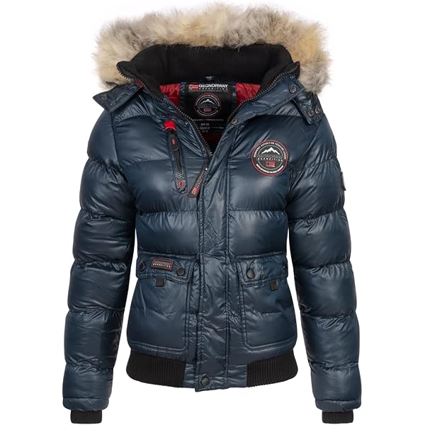 Geographical Norway Parka Invernale Donna 'BEAUTIFUL' - Caldo E Morbido, Taglia XXL, Colore Nero. Perfetto Per L'Inverno.