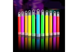 PartySticks Leuchtstäbe Partybedarf für Kinder und Erwachsene (12er-Packung gemischt) Große Leuchtstäbe Wasserdichte Leuchtende Halsketten, ungiftig