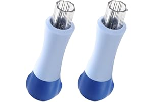 YSFVNP 2 Pcs Felting Needles, Needle Felting, Needle Felting Tools Kit of Punch Style with 7 Barbed Needles Craft Wool Felt for DIY Toys Craft Make Felt Animals Patterns(Blue)