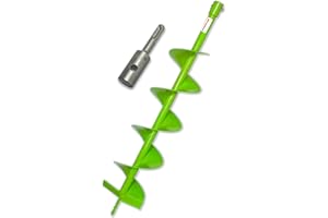 Profesjonalna wiertarka WERHE®, świder do wiertarki 150 mm wytrzymały z adapterem SDS Plus - wiertło do wiercenia precyzyjna końcówka wiertła - wiertło do świdra do ziemi