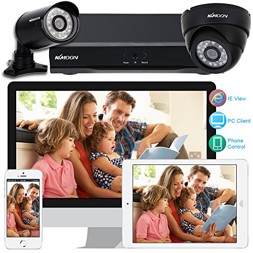 KKMOON 16CH Voll 960H/D1 800TVL CCTV ¨¹berwachung DVR HDMI P2P Onvif Digital Video Recorder + 8 * Indoor Dome Kamera + 8 * Outdoor wetterfest Bullet-Kamera + 16 * 60ft Kabel unterst¨¹tzt IR-CUT¡­ - 8