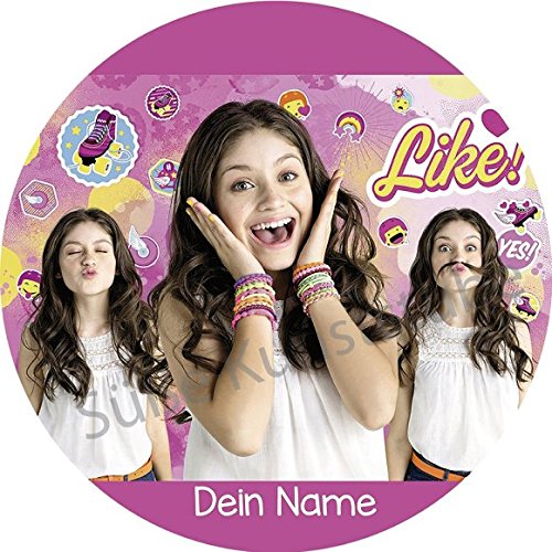Preisvergleich Produktbild Tortenaufleger Soy Luna1 mit Wunschtext / 20 cm Ø