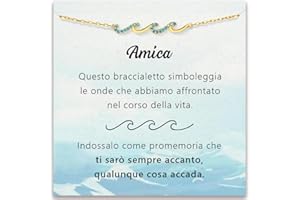 SOFIA FERRER Regali Originali Per Amiche, Bracciale Argento 925 Donna con Dedica Emozionante, Braccialetto dell'Amicizia, Regalo Sorella, Regalo Migliore Amica Compleanno