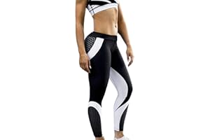 LOOTENKUN Pantalon Yoga Femme Confortable Et Respirant Gainant Legging Sport Fitness ÉLasticité Chic Imprimé en Nid d'abeille Running Pantalons Casual A La Mode