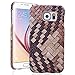 Produktbild SMART LEGEND Hardcase für Samsung Galaxy S6 Hartschale Schutzhülle Handyhülle Tasche Skin Cover Schale Stoßfest Hart Schutz Ultradünn Slimcase Hardcover Handytasche Etui Protective Backcover - Braun