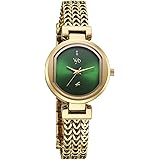 Fastrack Vyb 6.0 Seeker Quartz Green Round Dial Women's Watch | Stainless Steel Strap Material | Watches for Women Analog | Girl's Analog Watches - FV60085YM01: 