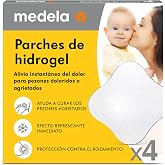 Medela Hydrogel Patches, Pain Relief and Cool Sore or Cracked Nipples, Sterilized and Individually Packaged, Pack of 4
