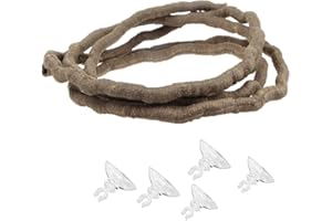 Emours Small Animal Bend-A-Branch Jungle Vine Pet Habitat Decor with Sunction Cups by Emours