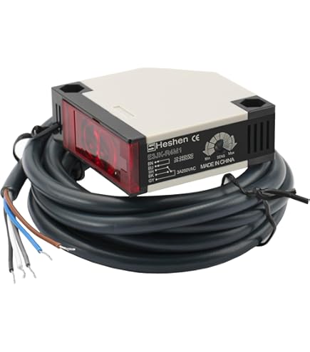 Heschen Interruptor fotoeléctrico E3JM-DS70M4 DC 24V Tipo difuso Distancia de detección 70cm