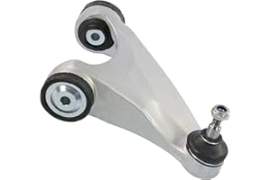 ATEC Germany 1x Eje delantero de horquilla arriba a la derecha con casquillo de cojinete y rótula compatible con ALFA ROMEO 147 (937_), 156 (932_), 156 Sportwagon (932_), GT (937_)