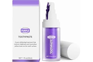 DENDAWEN Blanqueador Dientes Lila,Pasta de Dientes Blanqueadora Lila,Pasta de Dientes Morada,Obsessive Blanqueador Dental Pasta,Blanqueamiento Dental Profesional,Pasta de Dientes Blanqueante Morado