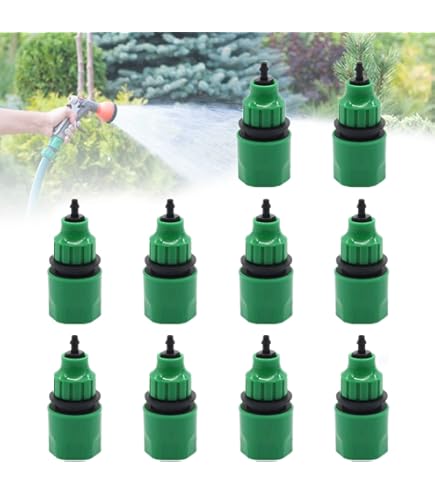 10 Connettori A T Per Tubi 8/11 Mm - Per Irrigazione A Goccia Giardino, Serre, Fattorie - Foto 8