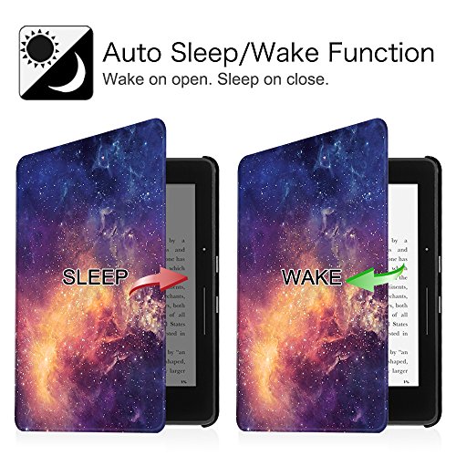 Kindle Voyage Hülle Case – Fintie Ultra Slim Lightweight Schutzhülle Tasche Cover mit Auto Schlaf / Wach Funktion Standfunktion nur geeignet für Kindle Voyage, Die Galaxie - 2