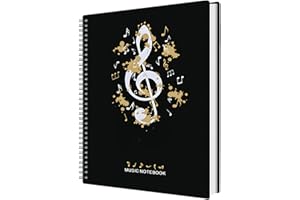 WHENZOO A4 Music Folder, Pocket Display Book Waterproof Plastic 60 Pockets/120 Pages Presentation FolderA4 Music Sheet Chorus FolderStudent Drawing FolderStorage Book for Musical Score Paintings Photos- A