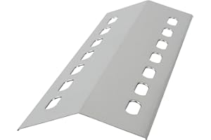BBQ-TORO Plaque de Flamme en Acier Inoxydable | Distributeur de Flamme pour Gril à gaz | Couvercle de brûleur pour ASIN : B007I48TE0 et ASIN : B003E4E4GA