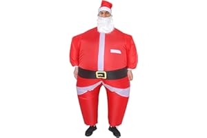 Arokibui Inflatable Christmas Costume Blow up Costume Halloween Costume Christmas Suit Festival Costume Carnival Costume