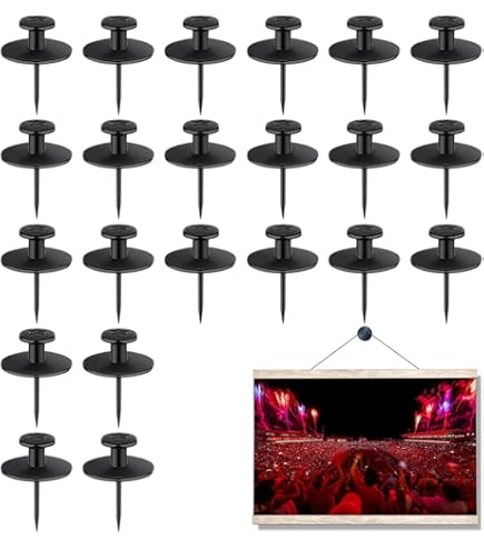 Ganchos Para Cuadros A Pared Hoeine Colgadores De Fotos, Kit De 181 Piezas Para Colgar Cuadros, 5 Tamaños De Ganchos De Fotos Y 2 Tamaños De Clavos Para Colgar Cuadros Para Pared