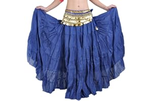 DAIHAN Danza del Vientre Faldas Largas Vestidos De Mujer Falda De Gypsy Tribal