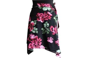 YM YOUMU Donne Latino Salsa Tango Gonna da Ballo Vestito Sciarpa a Portafoglio Abbigliamento da Ballo Swing Rumba ChaCha Sala da Ballo Costume